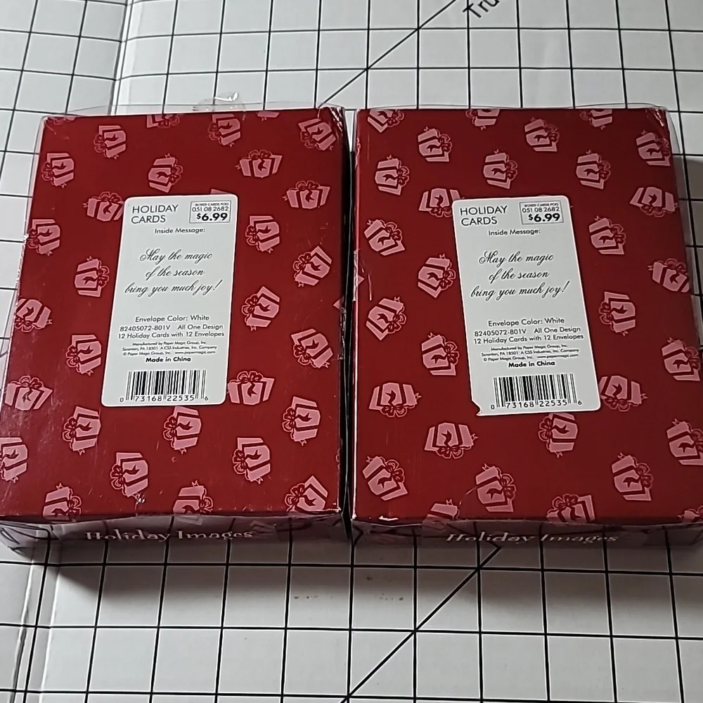 Holiday cards‎ for photos x2 boxes